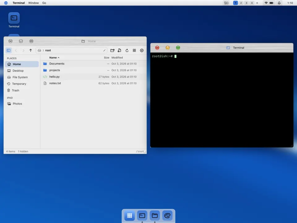 The Aqua Metal desktop look in LinPad